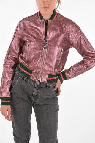 Leather Cracked  L-NOTE Jacket