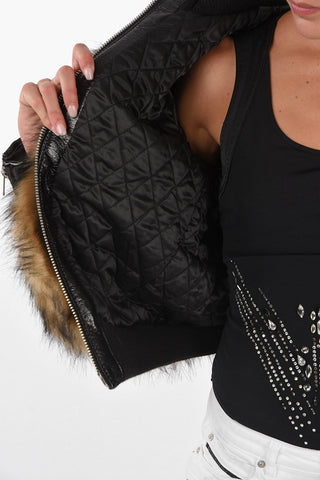 Eco Fur L-BURG Crop Coat