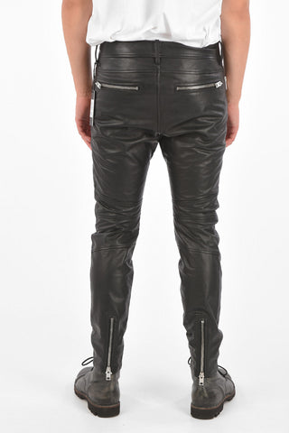 Pantaloni in pelle P-VON-L 