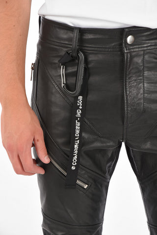 Pantaloni in pelle P-VON-L 