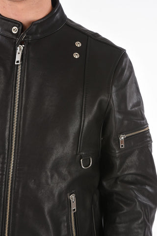 Leather Biker Jacket L-TOVMAS