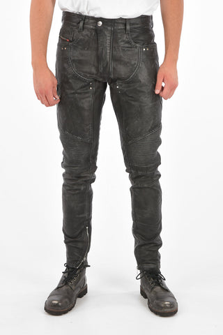 Leather P-TRAN-A Pants