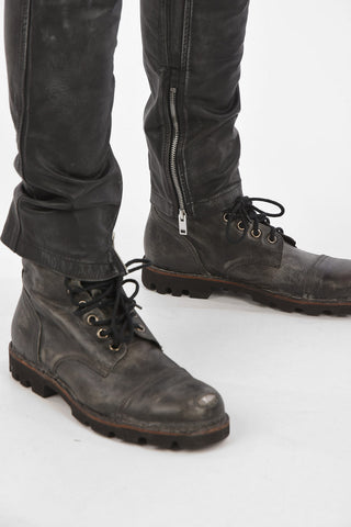 Leather P-TRAN-A Pants