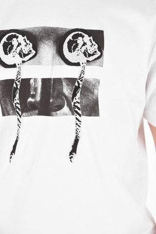 BLACK printed GOLD TY-X1 T-Shirt 