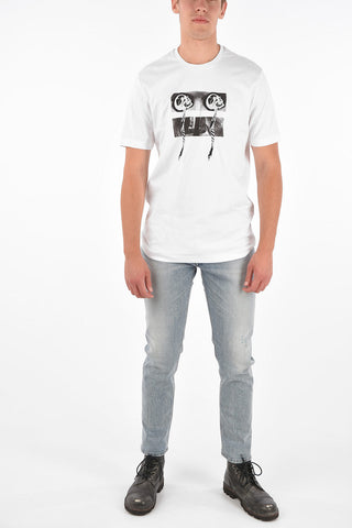 BLACK printed GOLD TY-X1 T-Shirt 