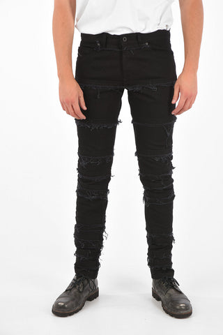 BLACK GOLD Jeans TYPE-2813 con Frange 17cm