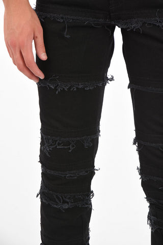 BLACK GOLD Jeans TYPE-2813 con Frange 17cm