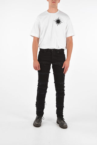 BLACK GOLD Jeans TYPE-2813 con Frange 17cm