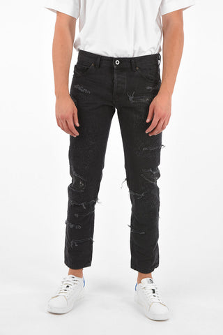 BLACK GOLD Jeans TYPE-2813E con strappi 18cm