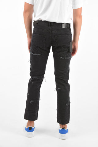 BLACK GOLD Jeans TYPE-2813E con strappi 18cm