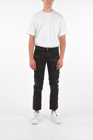BLACK GOLD Jeans TYPE-2813E con strappi 18cm