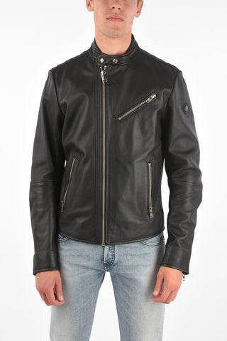 Leather R-RAMYTON Biker Jacket 