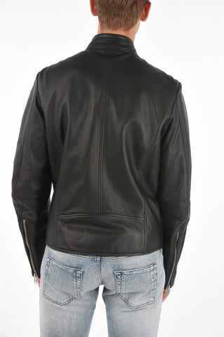 Leather R-RAMYTON Biker Jacket 