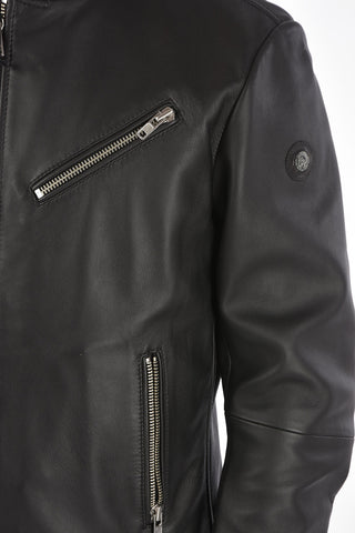 Leather R-RAMYTON Biker Jacket 