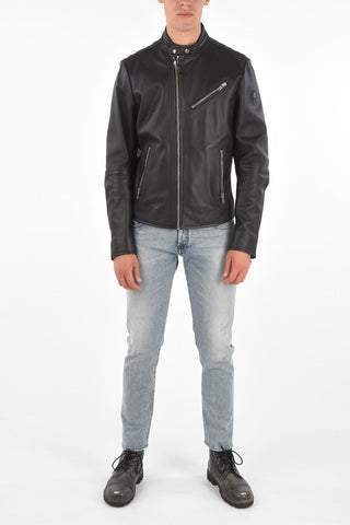 Leather R-RAMYTON Biker Jacket 