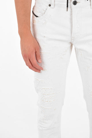 BLACK GOLD Jeans TYPE-2813 con Strappi 18cm