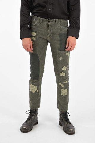 BLACK GOLD 17cm Distressed TYPE-28138 Jeans