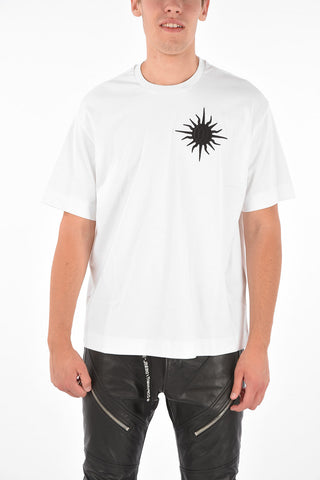 BLACK GOLD Sun embroidered TEORIALE-X1 T-Shirt
