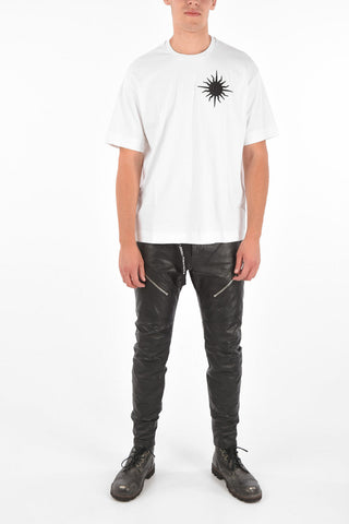 BLACK GOLD Sun embroidered TEORIALE-X1 T-Shirt