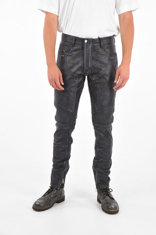 Leather P-TRAN-A Pants