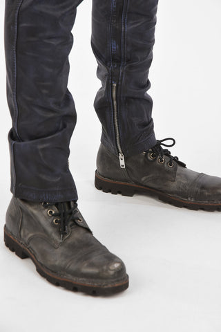 Leather P-TRAN-A Pants