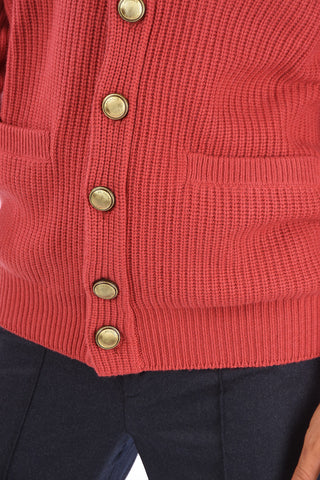Cardigan Crochet a Due Tasche 