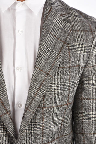 District Check 2 Button Blazer