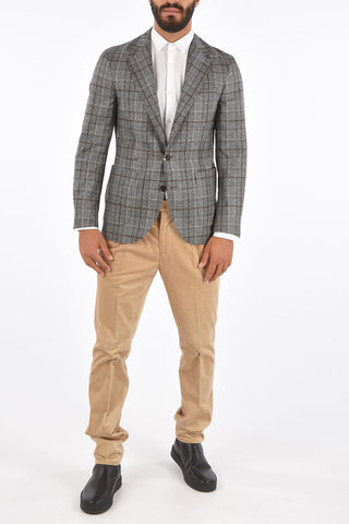 District Check 2 Button Blazer
