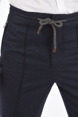 Single Pleat LEISURE FIT Wool Pants