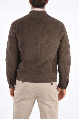 Giubbotto Biker in Suede