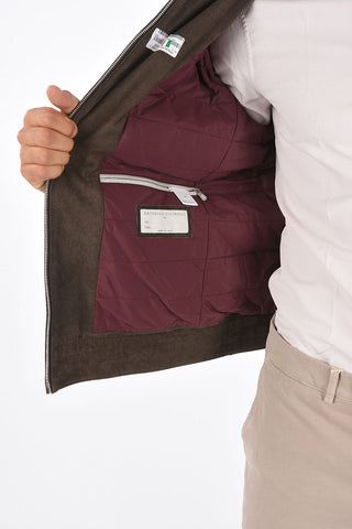 Giubbotto Biker in Suede