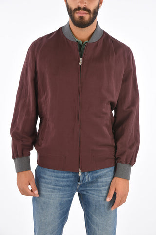 Half-Lined Jetted pocket Bomber