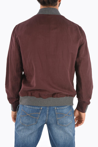 Half-Lined Jetted pocket Bomber