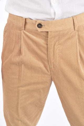 Single Pleat Corduroys