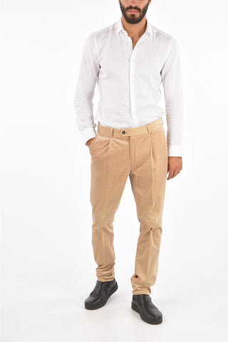 Single Pleat Corduroys