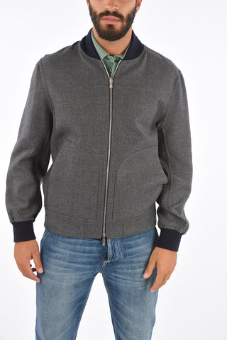 Bomber Reversibile in Cashmere e Seta
