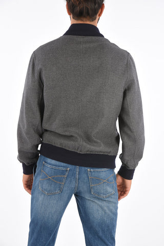 Bomber Reversibile in Cashmere e Seta