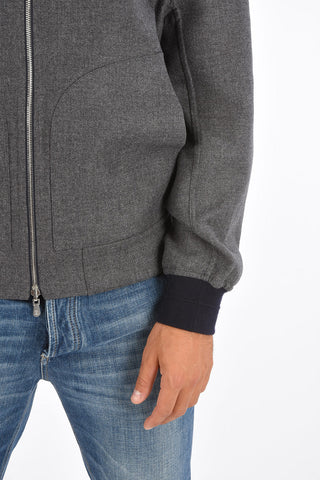 Bomber Reversibile in Cashmere e Seta