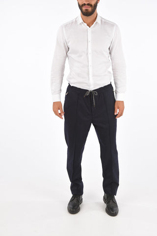 Single Pleat LEISURE FIT Wool Pants