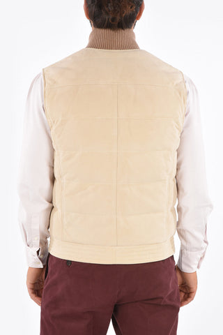 Suede Padded Vest