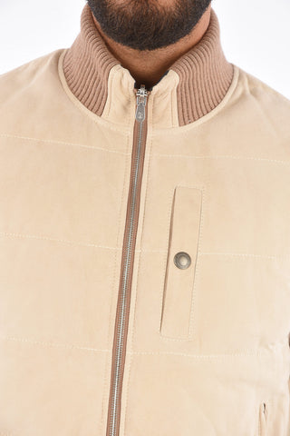 Suede Padded Vest