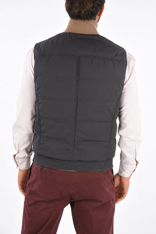 Suede Padded Vest