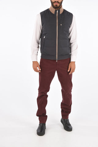 Suede Padded Vest