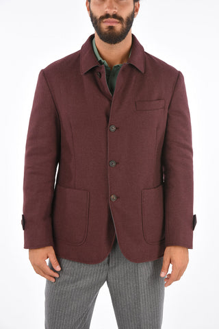 Giubbotto Reversibile in Cashmere e Seta