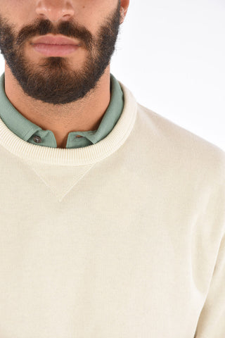 Cashmere Blend Crew-Neck Sweater