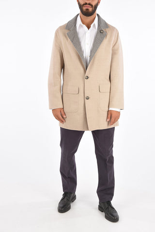 Cappotto Reversibile in Cashmere e Seta