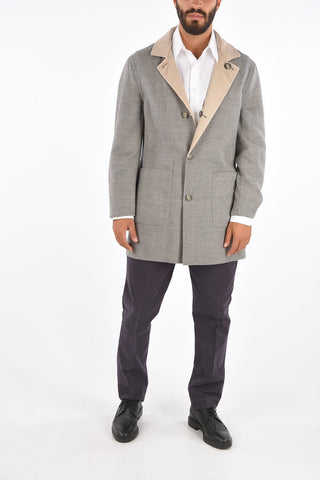 Cappotto Reversibile in Cashmere e Seta