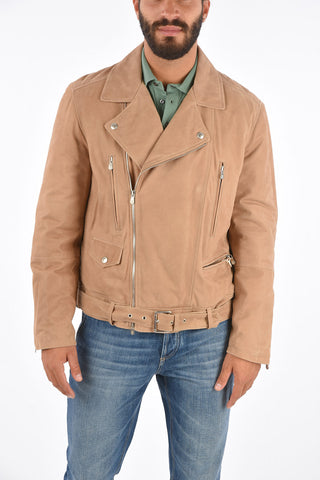 Suede Biker Jacket