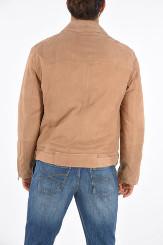 Suede Biker Jacket