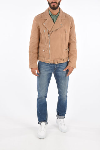 Suede Biker Jacket
